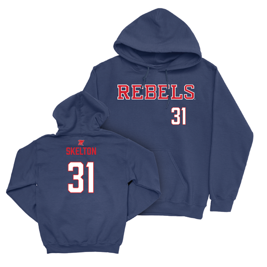 Ole Miss Women's Soccer Navy Rebels Hoodie  - Georgia Skelton