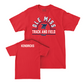 Ole Miss Men's Track & Field Red Arch Tee  - John Kendricks