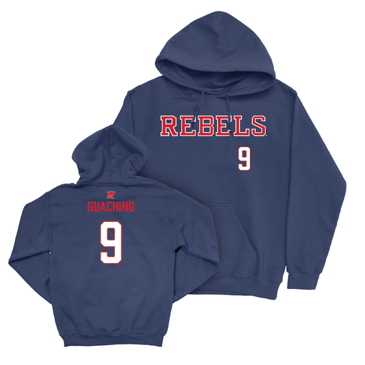 Ole Miss Softball Navy Rebels Hoodie   - Miali Guachino