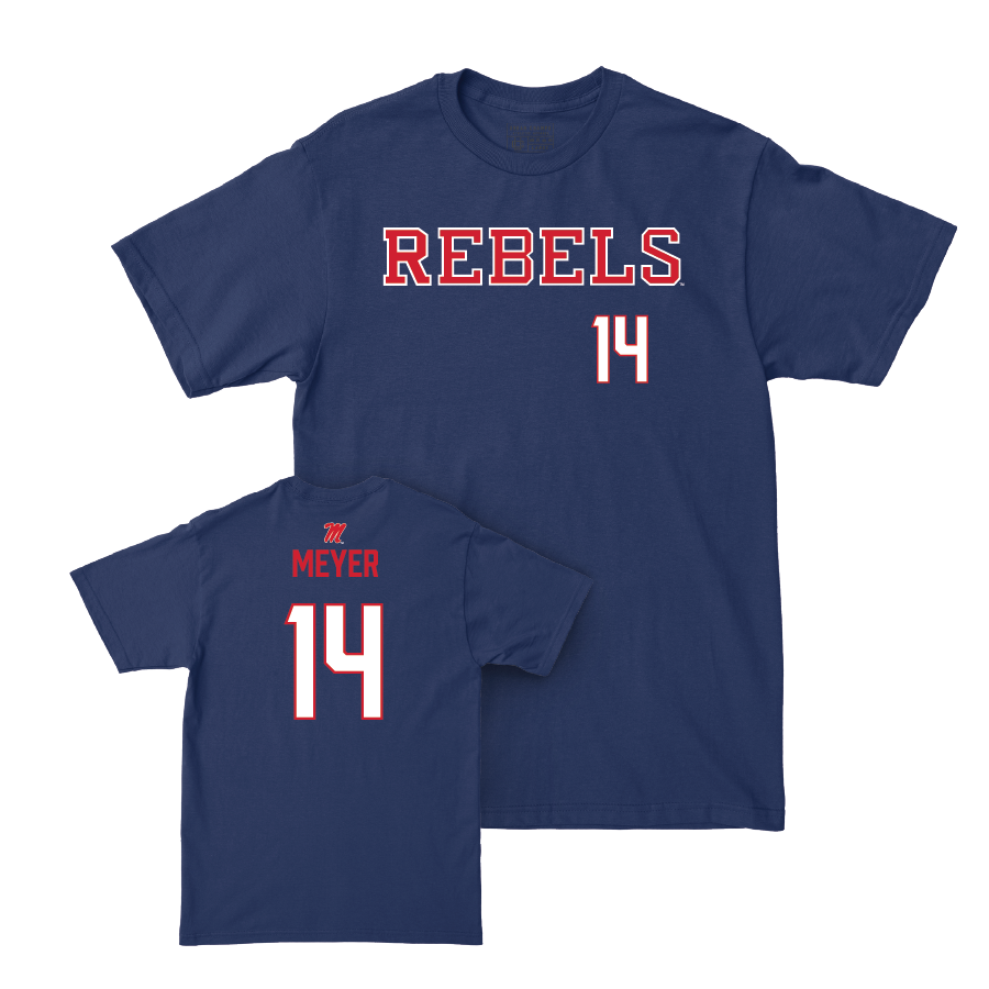 Ole Miss Women's Volleyball Navy Rebels Tee   - Shayla Meyer