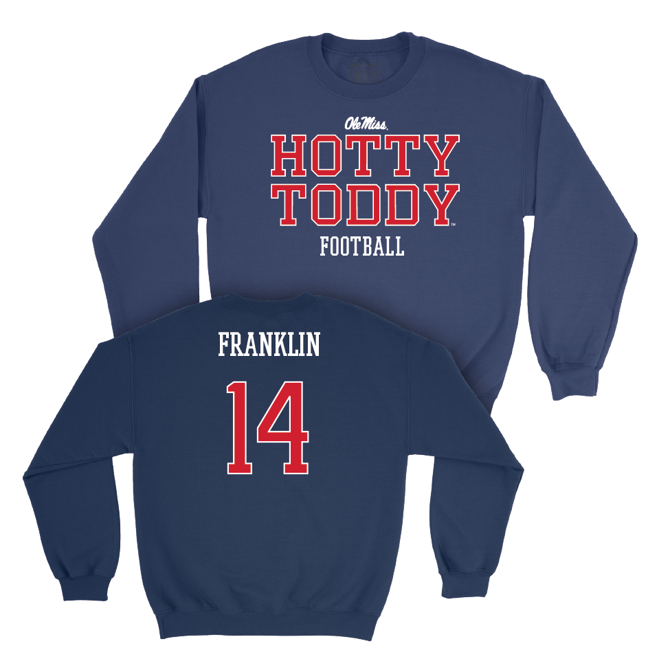 Ole Miss Football Navy Hotty Toddy Crew  - Kam Franklin