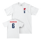 Ole Miss Women's Volleyball White Logo Comfort Colors Tee  - Nia Washington