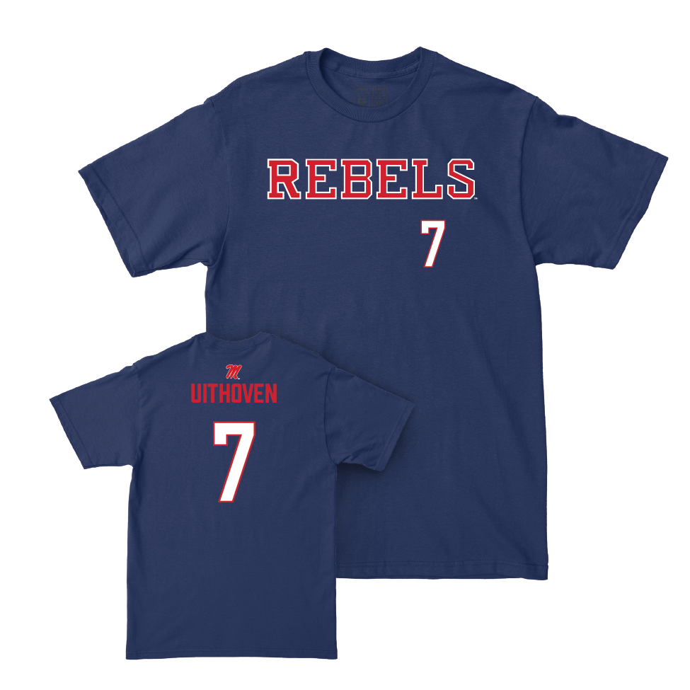 Ole Miss Women's Soccer Navy Rebels Tee  - EK Uithoven