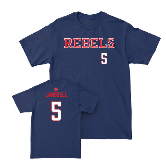 Ole Miss Softball Navy Rebels Tee   - Ashton Lansdell