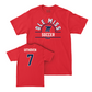 Ole Miss Women's Soccer Red Arch Tee  - EK Uithoven