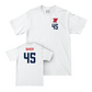 Ole Miss Football White Logo Comfort Colors Tee  - Mikey Baker